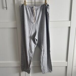 OFFLINE by Aerie Heathered Grey Oversized Joggers